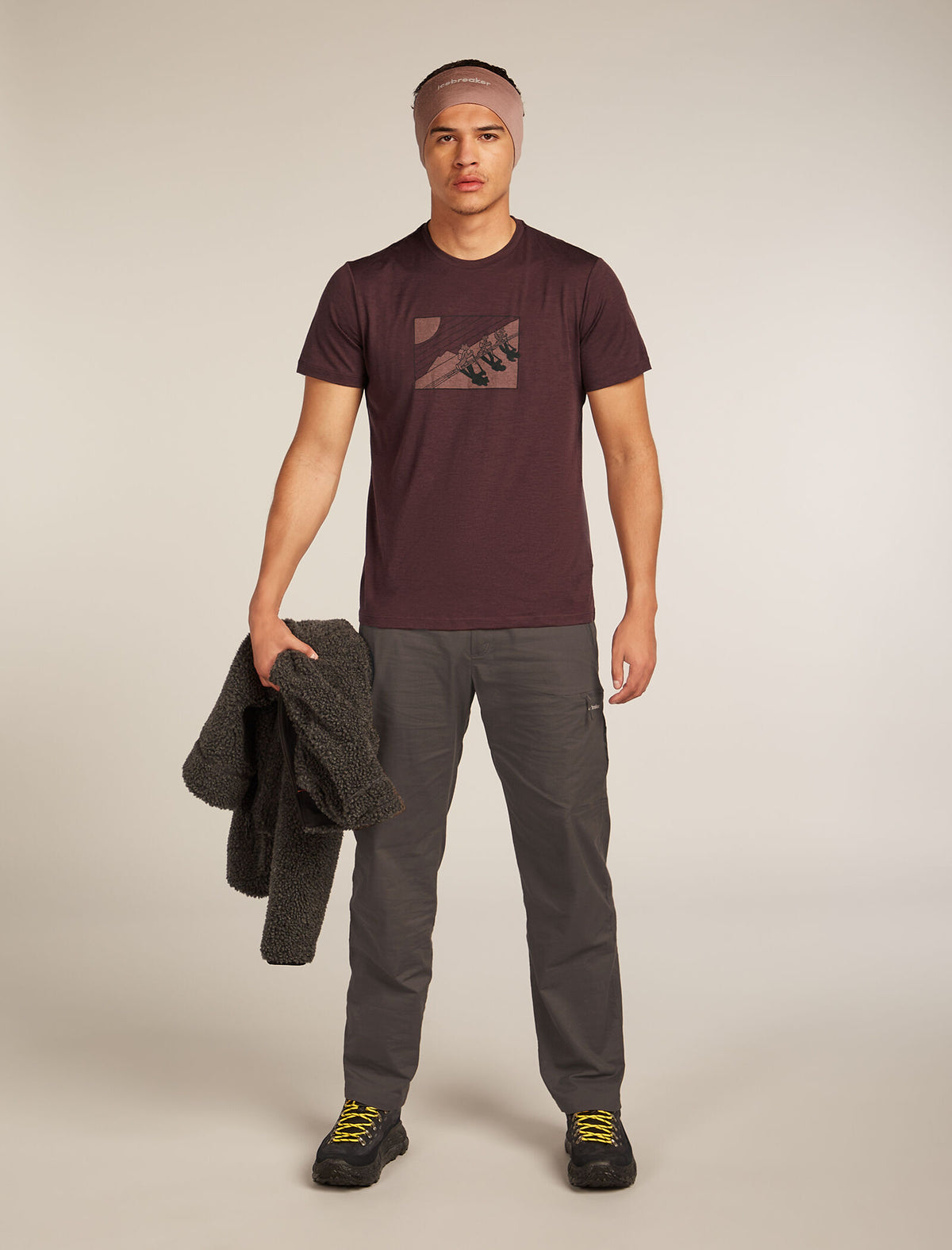 Men's Merino 150 Tech Lite Short Sleeve T-Shirt In The Wild Java - 4