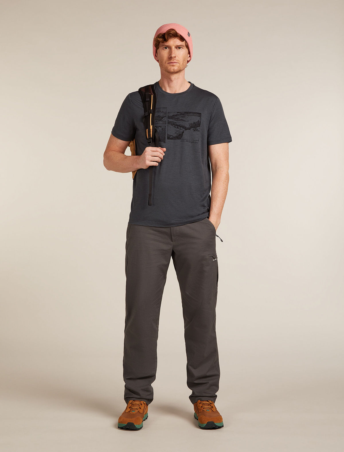 Men's Merino 150 Tech Lite Short Sleeve T-Shirt The Climb Obsidian - 4