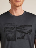 Men's Merino 150 Tech Lite Short Sleeve T-Shirt The Climb Obsidian - 5