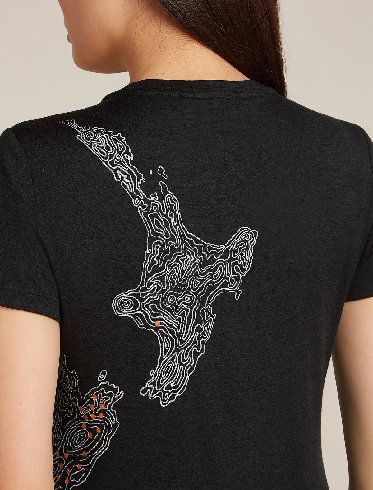 Women's Merino 150 Tech Lite Short Sleeve Scoop T-Shirt 30th Anniversary Black - 7