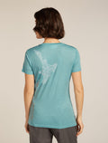 Women's Merino 150 Tech Lite Short Sleeve Scoop T-Shirt 30th Anniversary Hydro - 2