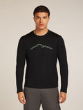 Men's Merino 150 Tech Lite Long Sleeve T-Shirt Rainer Ridge Black - 1