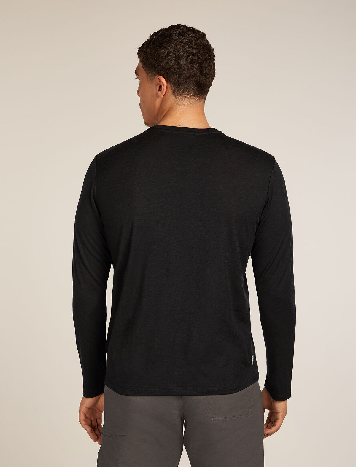 Men's Merino 150 Tech Lite Long Sleeve T-Shirt Rainer Ridge Black - 2