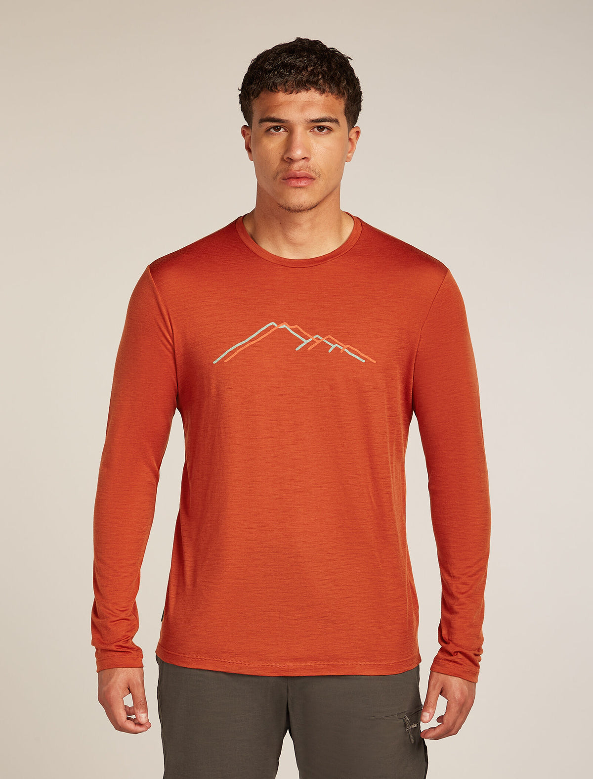 Men's Merino 150 Tech Lite Long Sleeve T-Shirt Rainer Ridge Agate - 1