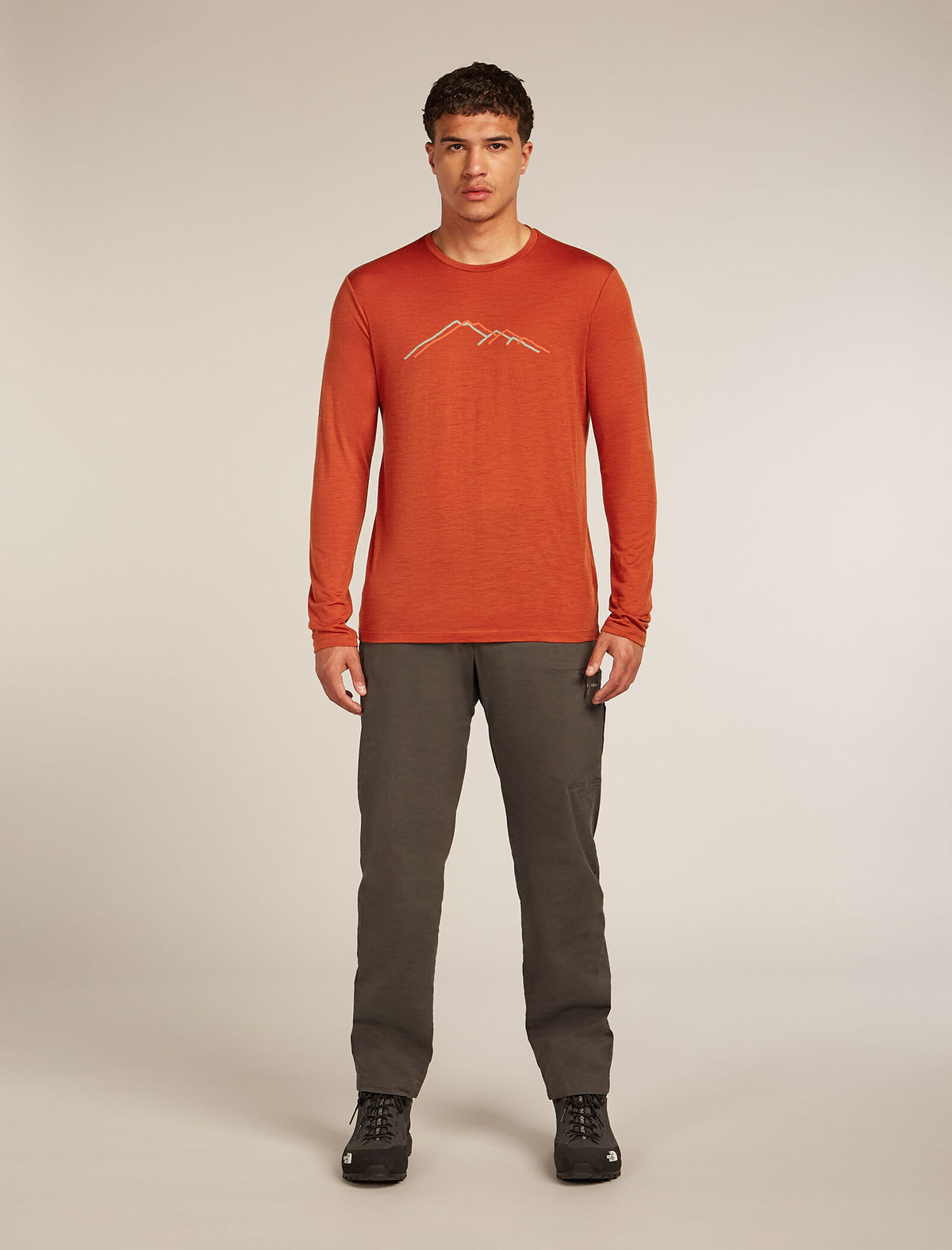 Men's Merino 150 Tech Lite Long Sleeve T-Shirt Rainer Ridge Agate - 3