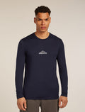Men's Merino 150 Tech Lite Long Sleeve T-Shirt Road To Cook Midnight Navy - 1