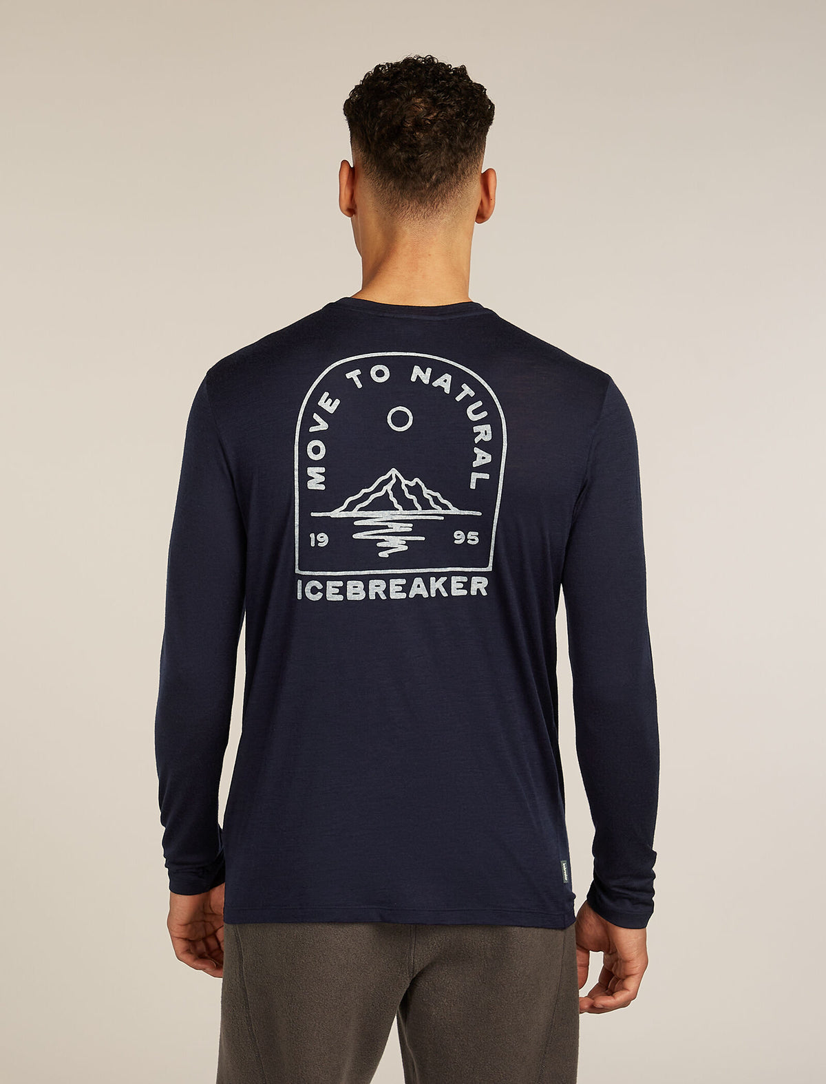 Men's Merino 150 Tech Lite Long Sleeve T-Shirt Road To Cook Midnight Navy - 2