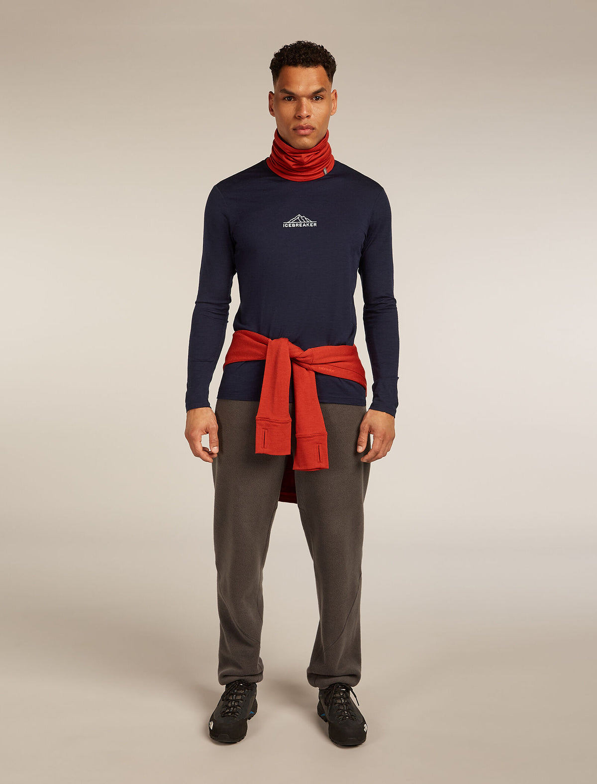 Men's Merino 150 Tech Lite Long Sleeve T-Shirt Road To Cook Midnight Navy - 4