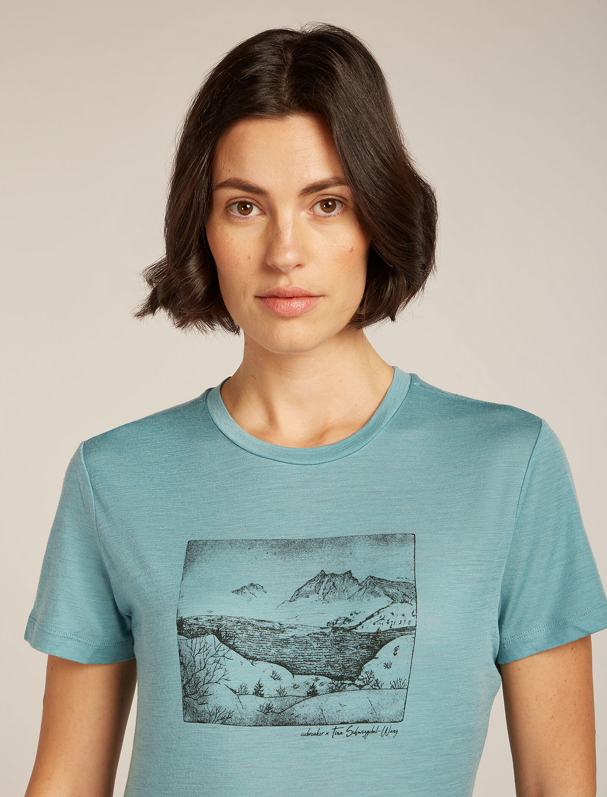 Women's Merino 150 Tech Lite Short Sleeve T-Shirt Terrain Hydro - 5