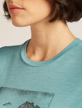 Women's Merino 150 Tech Lite Short Sleeve T-Shirt Terrain Hydro - 6