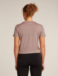Women's Merino 150 Tech Lite Short Sleeve Crop T-Shirt The Climb Summit - 2