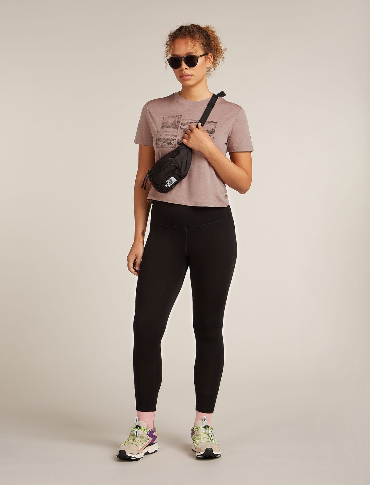 Women's Merino 150 Tech Lite Short Sleeve Crop T-Shirt The Climb Summit - 4