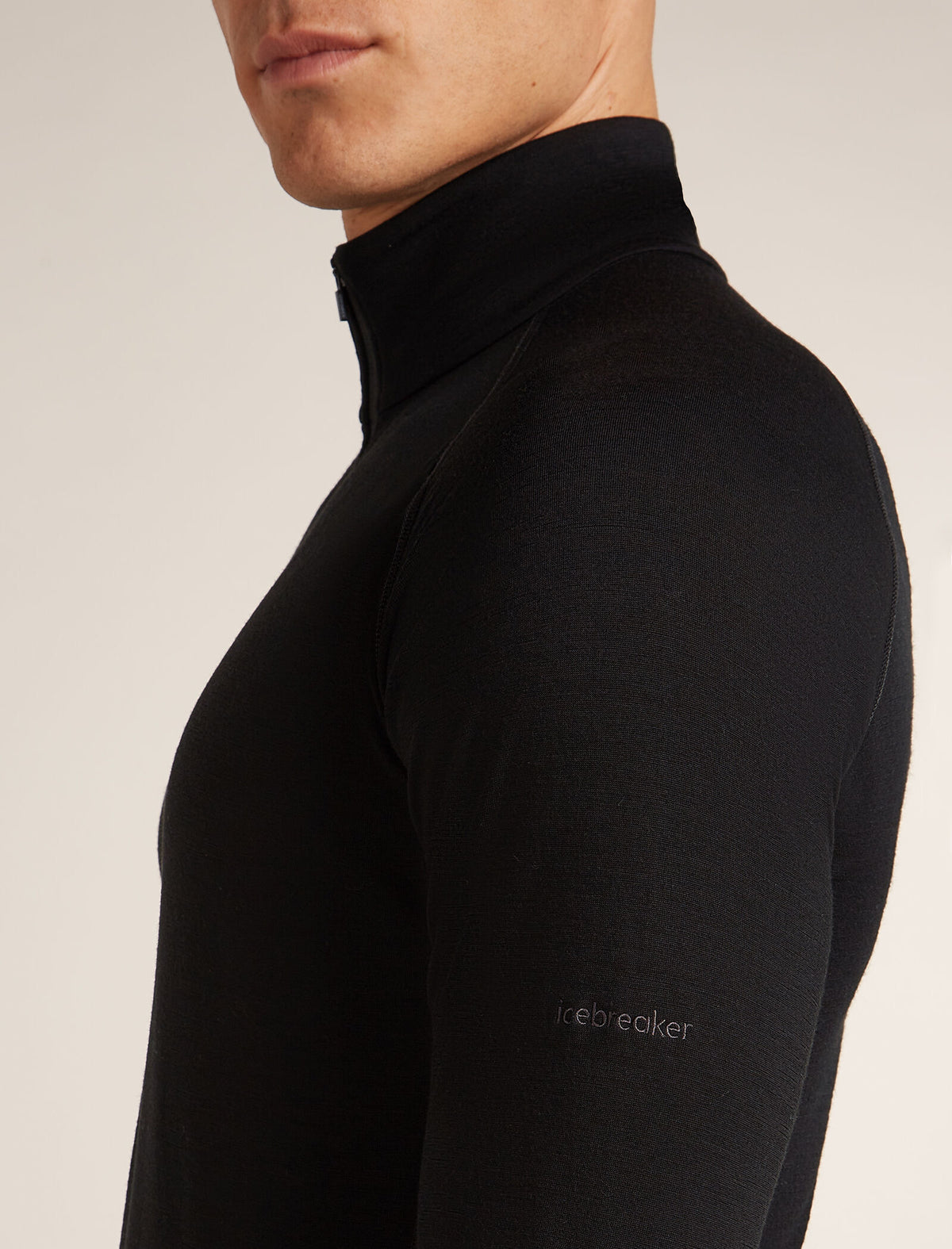 Men's Merino 200 ZoneKnit™ Long Sleeve Half Zip Thermal Top Black - 9