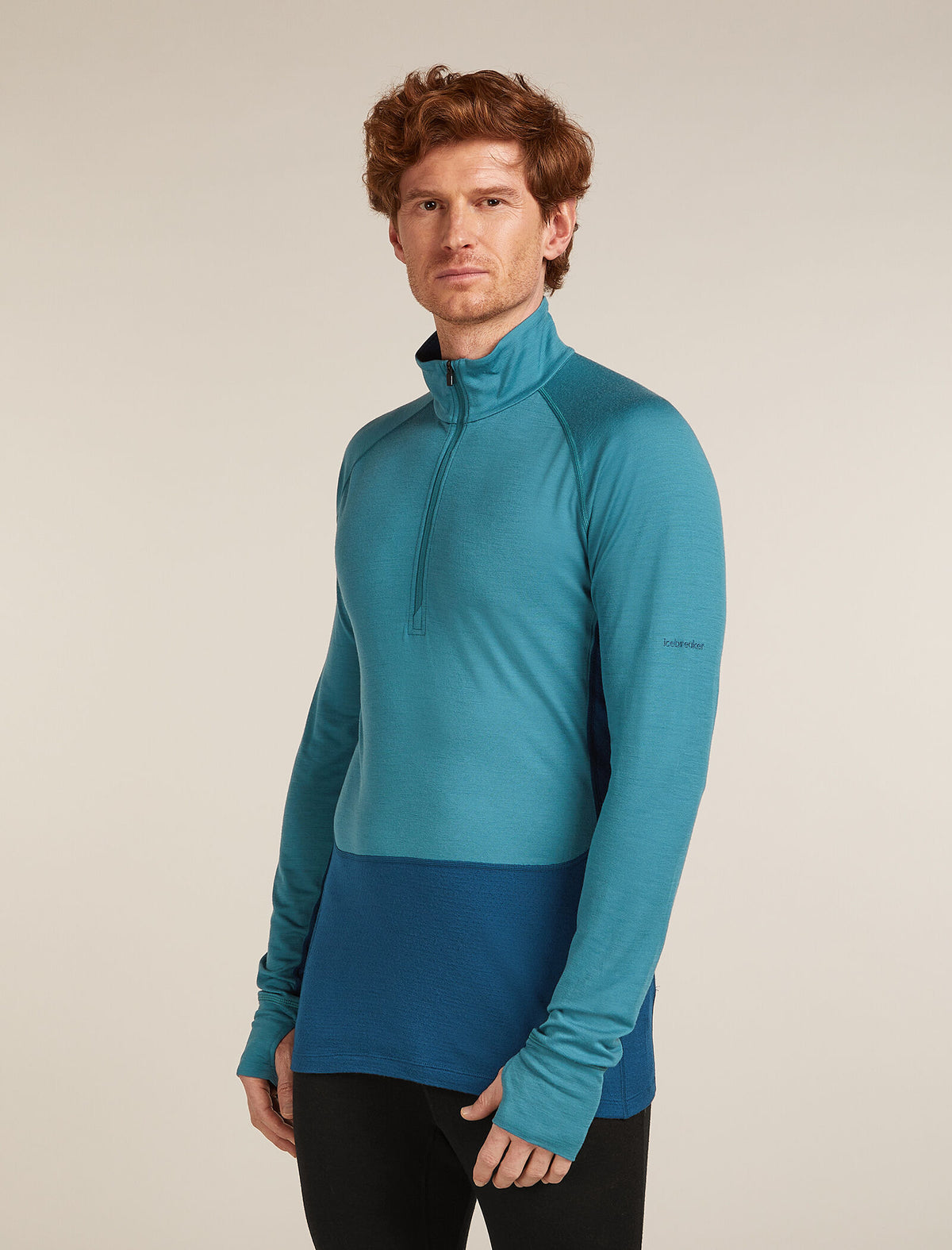 Men's Merino 200 ZoneKnit™ Long Sleeve Half Zip Thermal Top  - 1