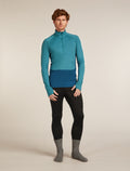 Men's Merino 200 ZoneKnit™ Long Sleeve Half Zip Thermal Top  - 10