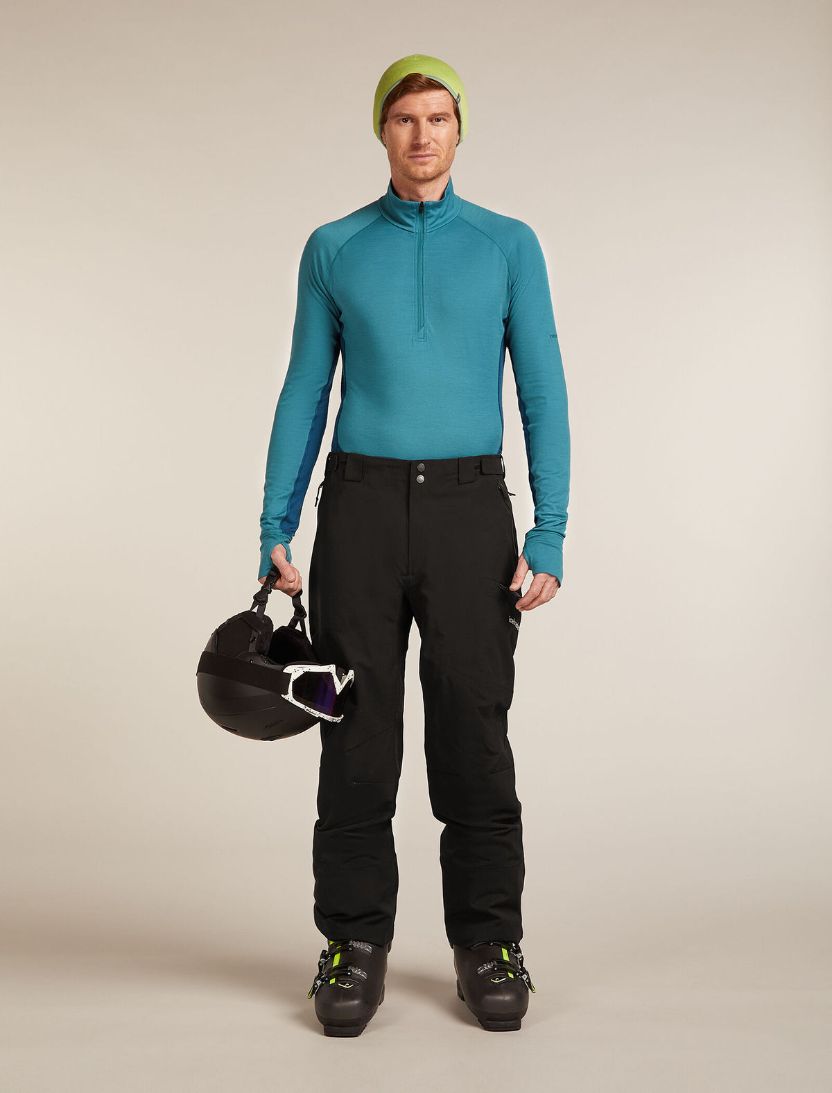Men's Merino 200 ZoneKnit™ Long Sleeve Half Zip Thermal Top  - 4