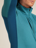 Men's Merino 200 ZoneKnit™ Long Sleeve Half Zip Thermal Top  - 8