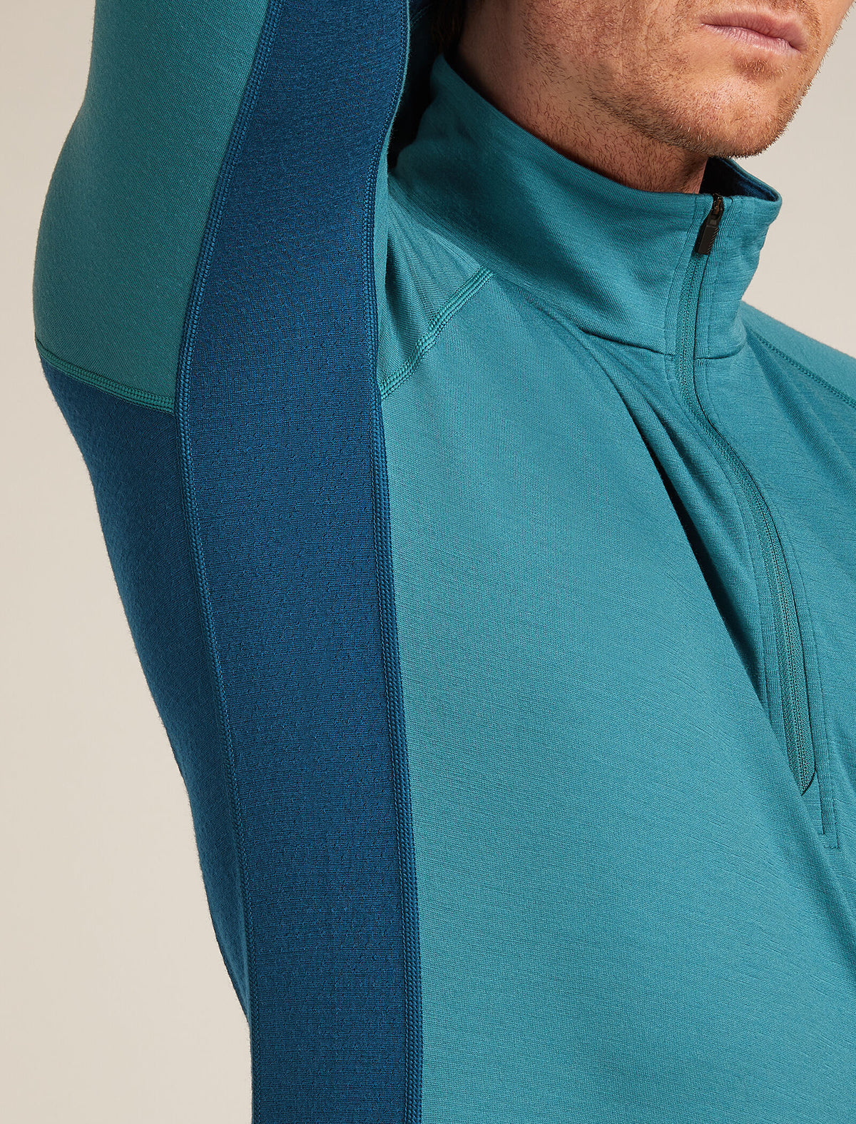 Men's Merino 200 ZoneKnit™ Long Sleeve Half Zip Thermal Top  - 8
