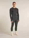 Men's Merino 260 ZoneKnit™ Long Sleeve Crewe Thermal Top Jet Heather - 9