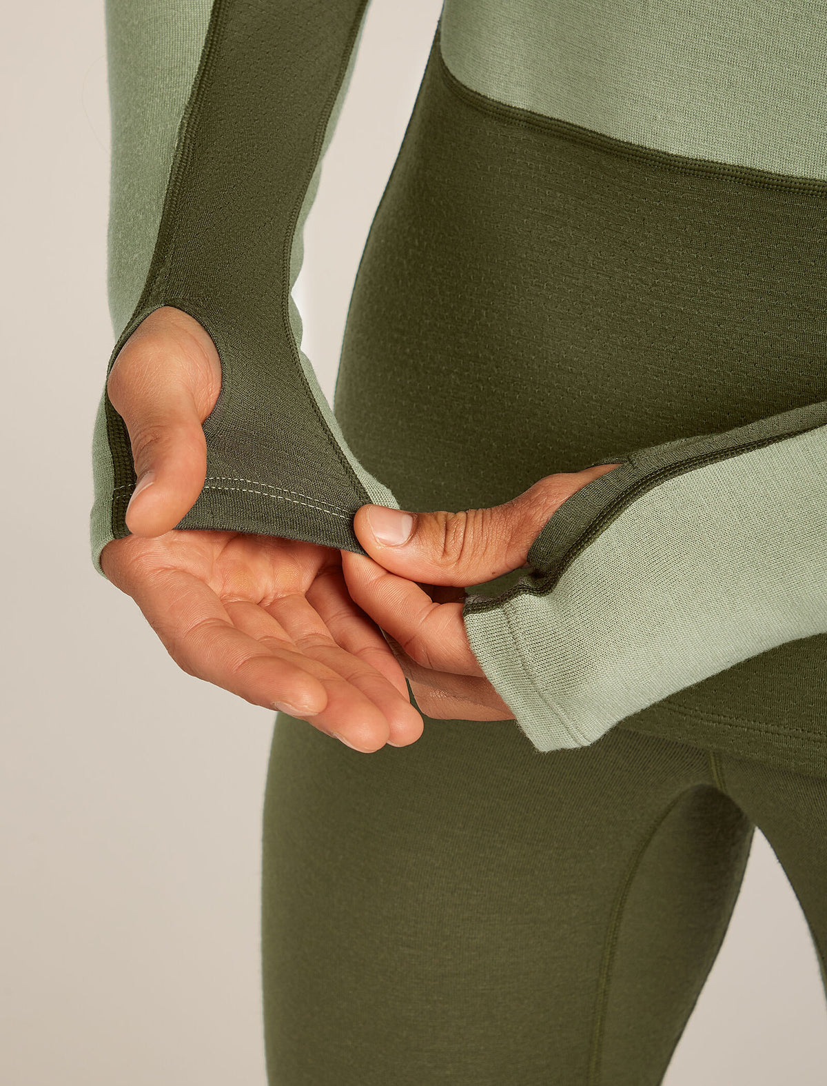 Men's Merino 260 ZoneKnit™ Long Sleeve Crewe Thermal Top Loden/Lichen - 5