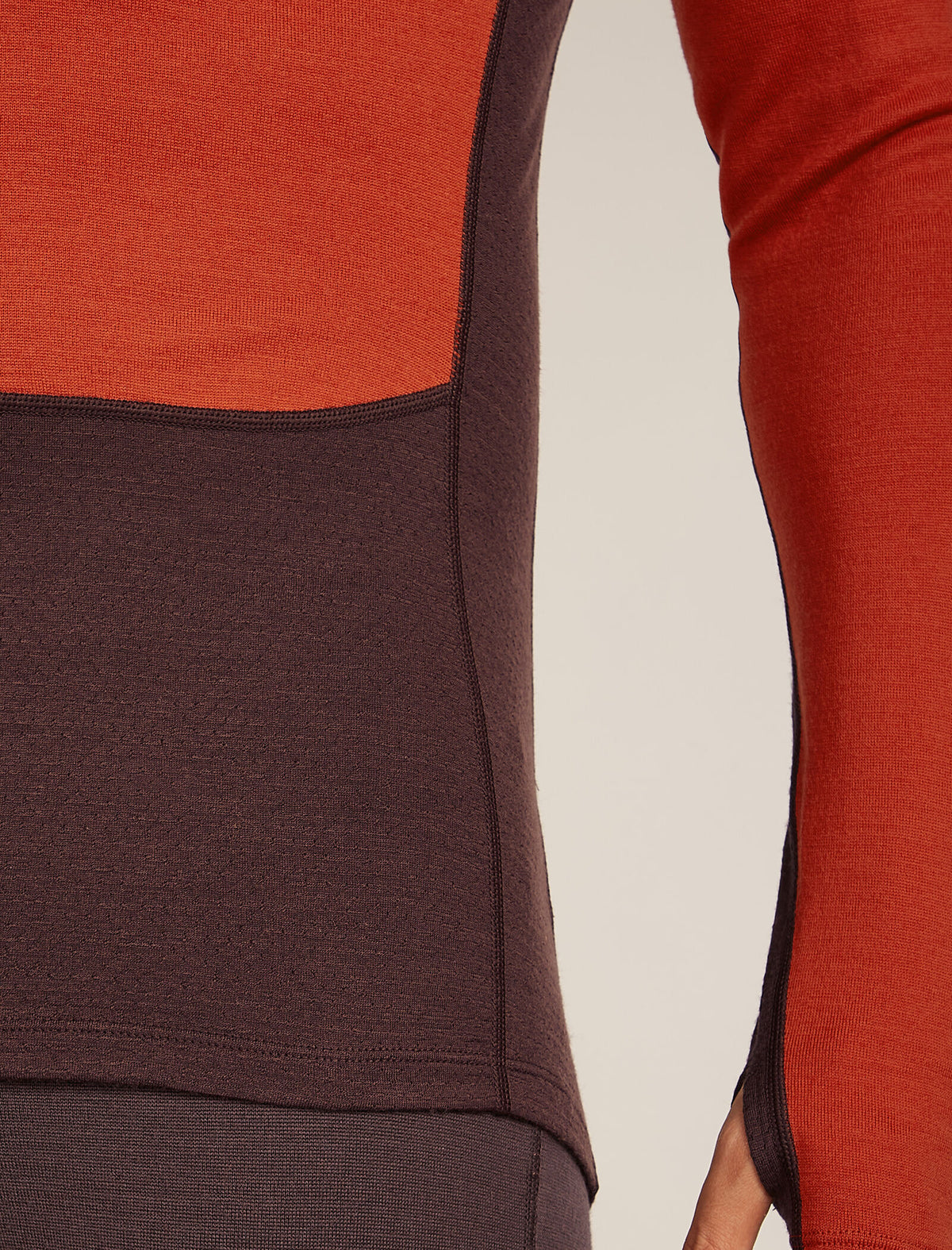 Men's Merino 260 ZoneKnit™ Long Sleeve Crewe Thermal Top Java/Agate - 7