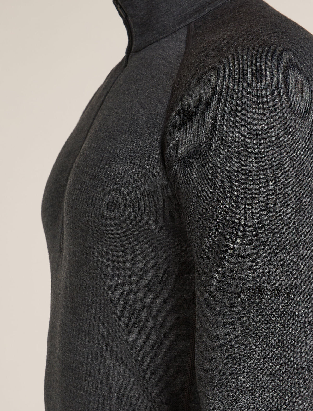 Men's Merino 260 ZoneKnit™ Long Sleeve Half Zip Thermal Top Jet Heather - 9