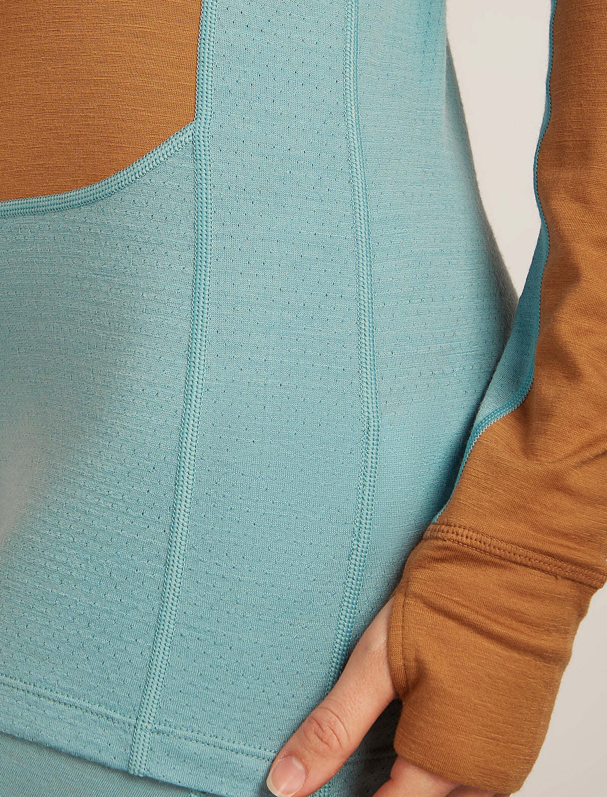 Women's Merino 200 ZoneKnit™ Long Sleeve Half Zip Thermal Top Hydro/Trail - 9