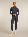 Women's Merino 260 ZoneKnit™ Long Sleeve Half Zip Thermal Top Jet Heather - 11
