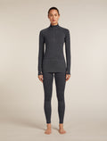 Women's Merino 260 ZoneKnit™ Long Sleeve Half Zip Thermal Top Jet Heather - 3