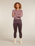 Women's Merino 260 ZoneKnit™ Long Sleeve Half Zip Thermal Top Java/Summit - 11