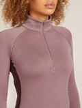 Women's Merino 260 ZoneKnit™ Long Sleeve Half Zip Thermal Top Java/Summit - 7