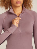Women's Merino 260 ZoneKnit™ Long Sleeve Half Zip Thermal Top Java/Summit - 8