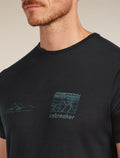 Men's Merino Blend 125 Cool-Lite™ Sphere Short Sleeve T-Shirt Trail Black - 7