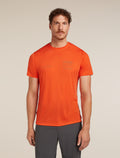 Men's Merino Blend 125 Cool-Lite™ Sphere Short Sleeve T-Shirt Trail Fervid - 1