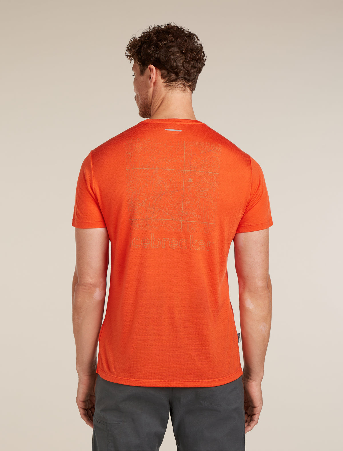 Men's Merino Blend 125 Cool-Lite™ Sphere Short Sleeve T-Shirt Trail Fervid - 2