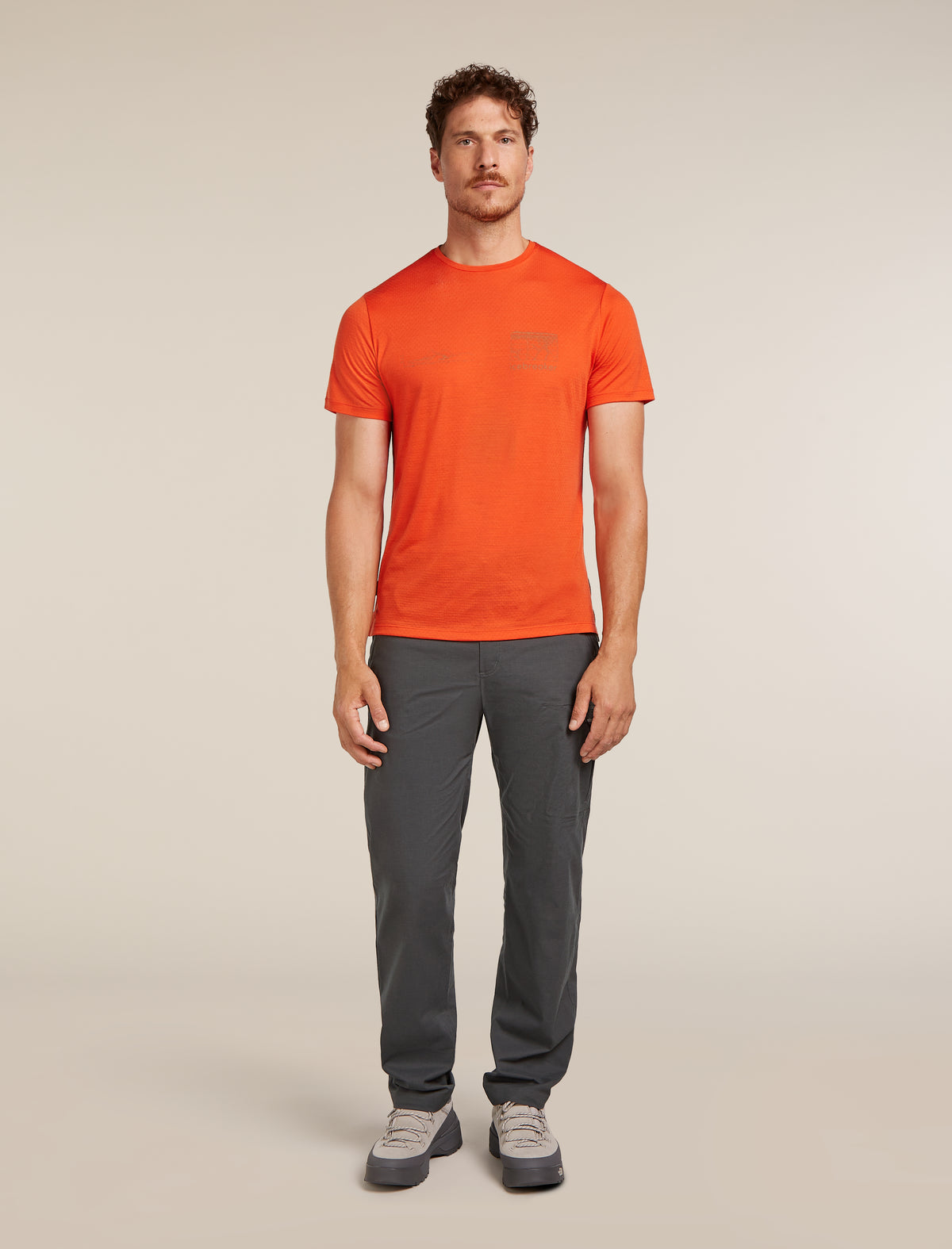 Men's Merino Blend 125 Cool-Lite™ Sphere Short Sleeve T-Shirt Trail Fervid - 3