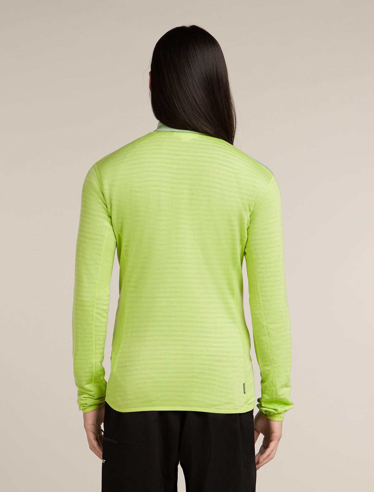 Men's Merino Blend 300 RealFleece™ Descender Long Sleeve Zip Jacket Peridot/Seaglass - 2