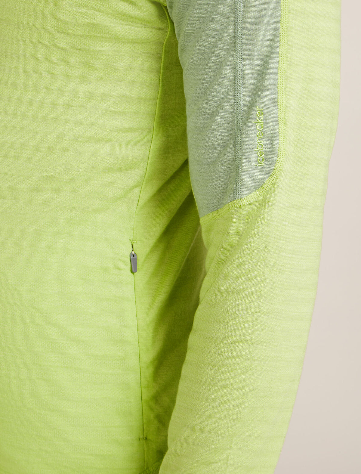 Men's Merino Blend 300 RealFleece™ Descender Long Sleeve Zip Jacket Peridot/Seaglass - 5