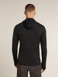 Men's Merino Blend 300 RealFleece™ Descender Long Sleeve Zip Hoodie Black - 2
