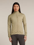 Men's Merino Blend 300 RealFleece™ Descender Long Sleeve Zip Hoodie Flagstone - 1