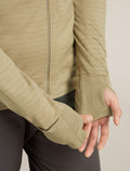 Men's Merino Blend 300 RealFleece™ Descender Long Sleeve Zip Hoodie Flagstone - 9