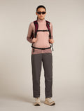 Women's Merino Blend 300 RealFleece™ Descender Long Sleeve Zip Jacket Summit/Blush - 4