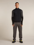 Men's Merino Blend 300 RealFleece™ Descender Vest Black - 3