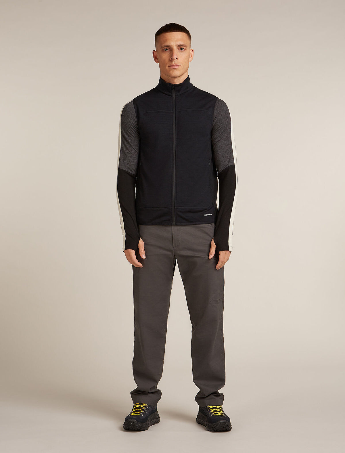 Men's Merino Blend 300 RealFleece™ Descender Vest Black - 3