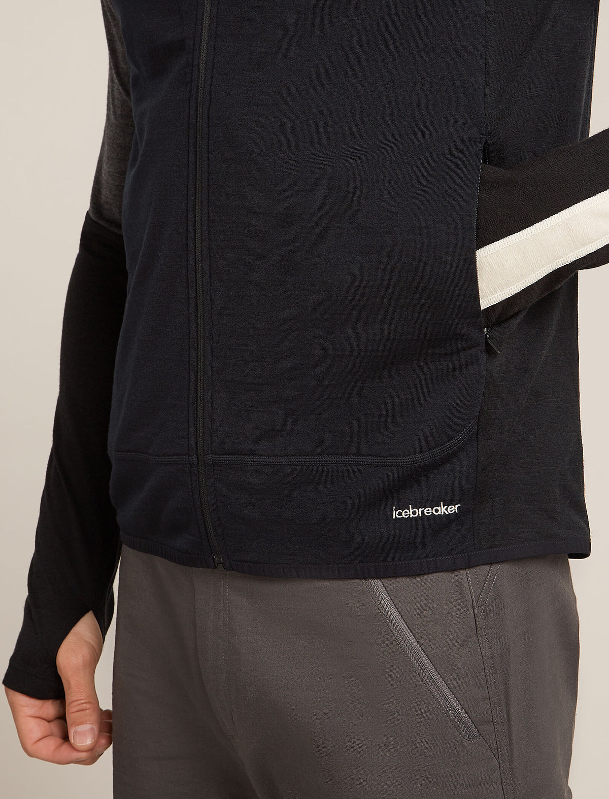 Men's Merino Blend 300 RealFleece™ Descender Vest Black - 7