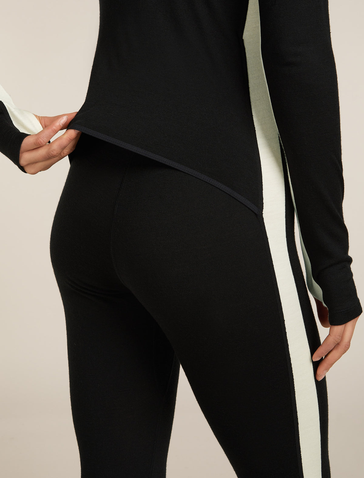 Women's Merino 200 Oasis+ Thermal Suit Black/Undyed - 10
