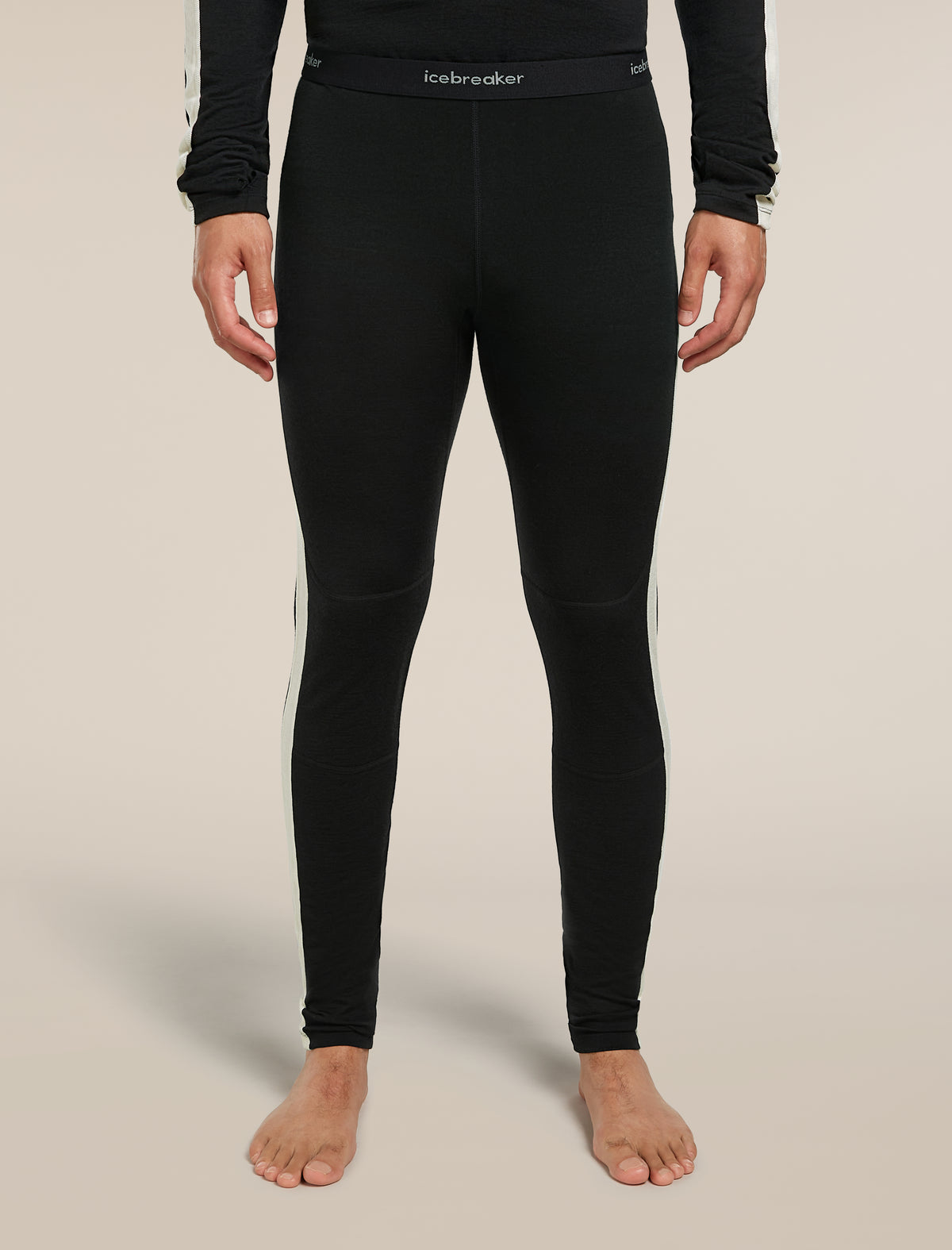 Men's Merino 200 Oasis+ Thermal Leggings Black/Undyed - 1