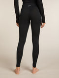 Women's Merino 200 Oasis+ Thermal Leggings Black/Undyed - 2