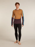 Men's Merino 200 Oasis+ Long Sleeve Crewe Thermal Top Java/Trail - 3