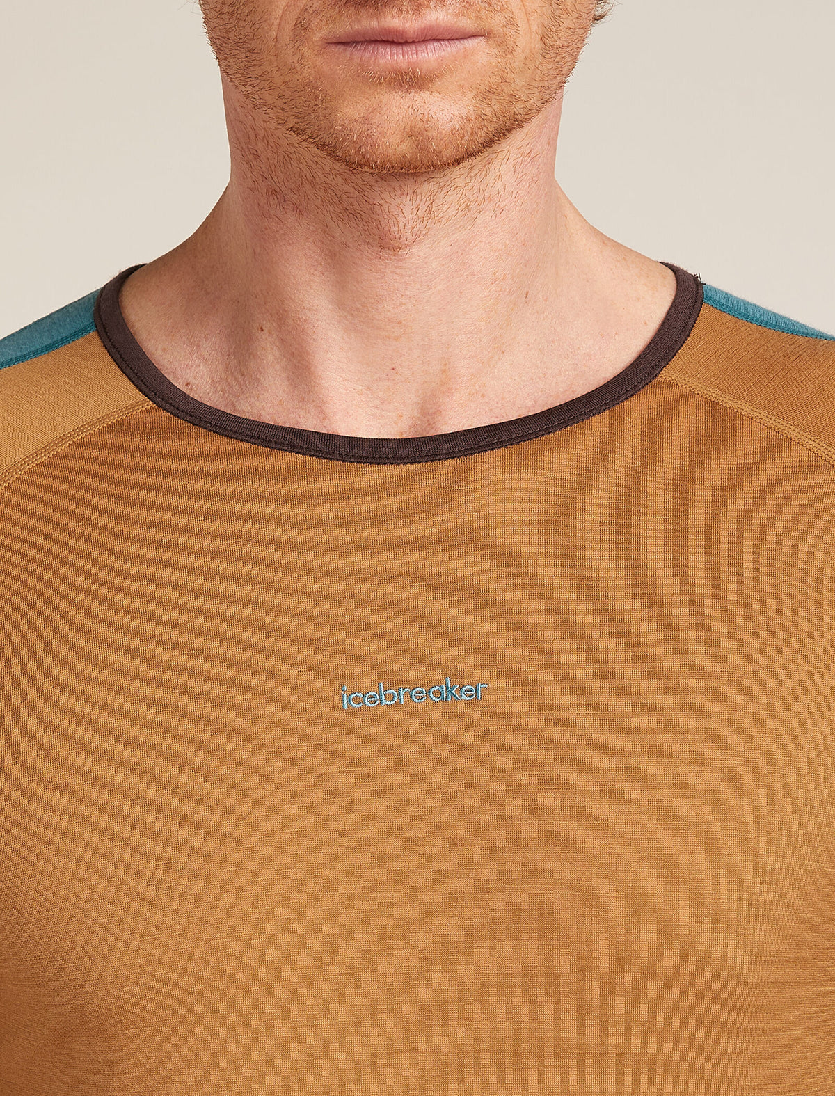 Men's Merino 200 Oasis+ Long Sleeve Crewe Thermal Top Java/Trail - 6